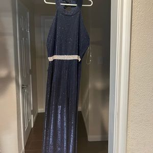 Sparkly navy blue jumpsuit